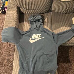 Nike Deep Blue Pullover Hoodie - Mens Size - XL